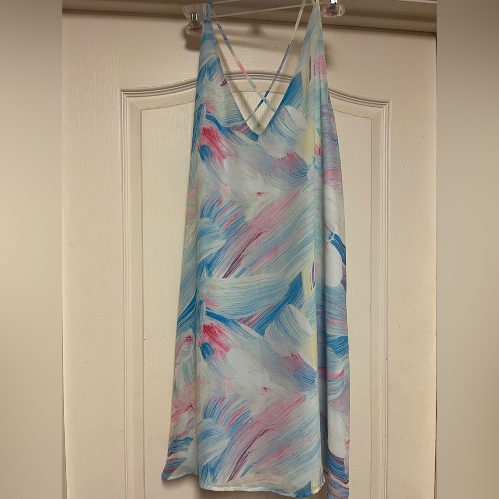 Fun Multicolor Mini Dress